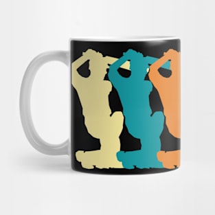 Retro Cricket Mug